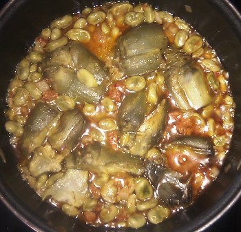 Olla sabrosa de habas 